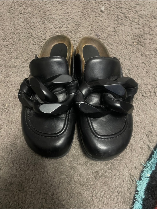 JW ANDERSON Other - JW ANDERSON Black Leather Slide with Gold Insole
